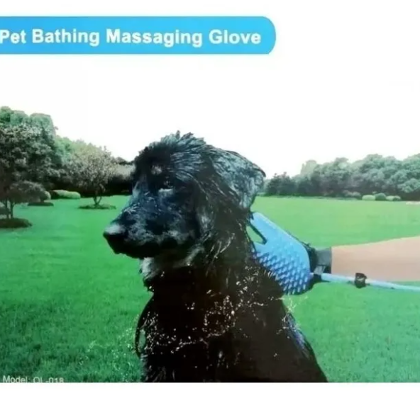 Guante Masajeador Baño Mascotas
